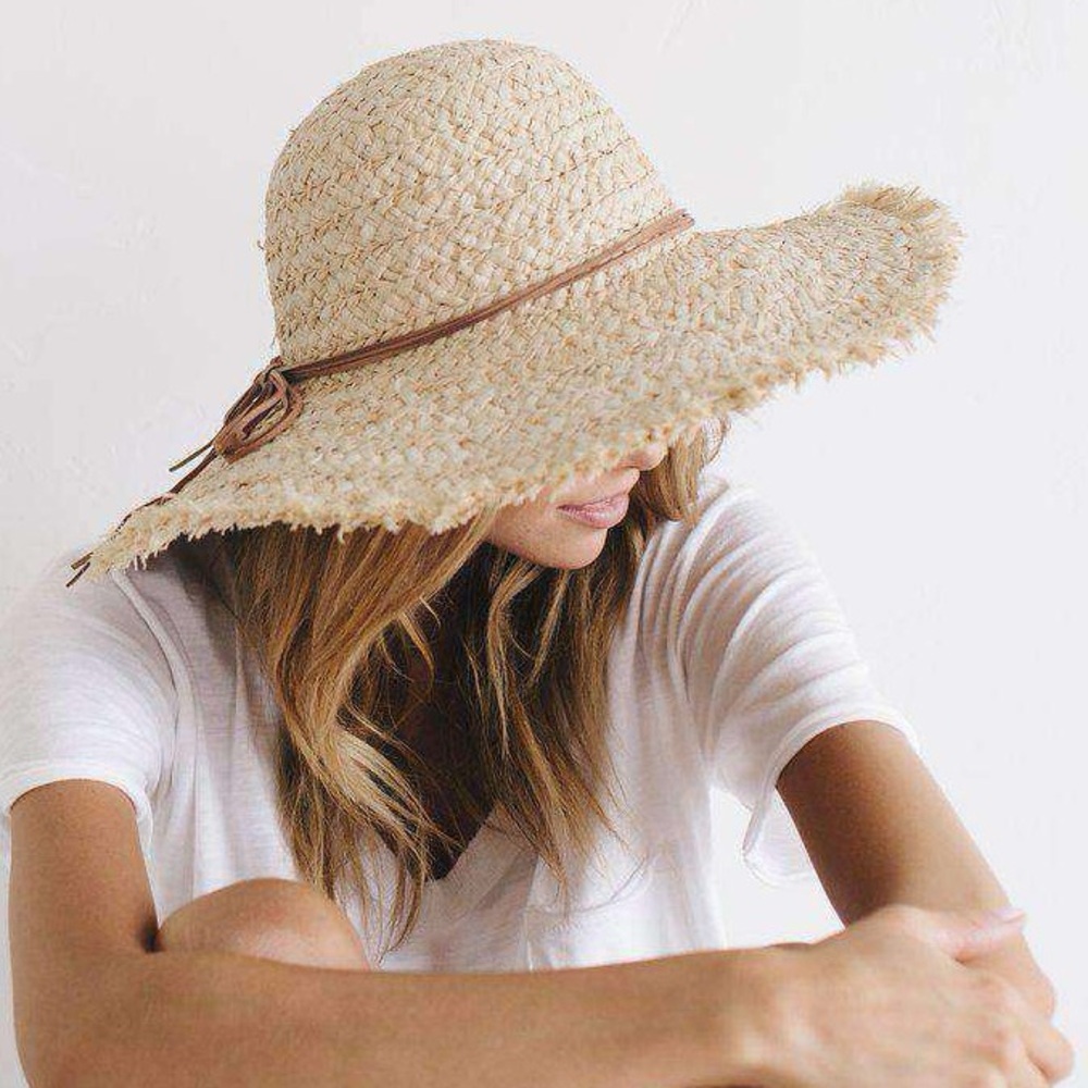 GIGI PIP Addie Straw Floppy Hat - Small